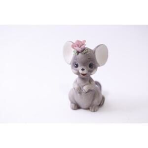 Josef Originals, George Good, Mouse with Rose, Figurine, Japan, ~ 250826-WH 539